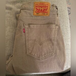 Levi's Men's Brown Straight Jeans